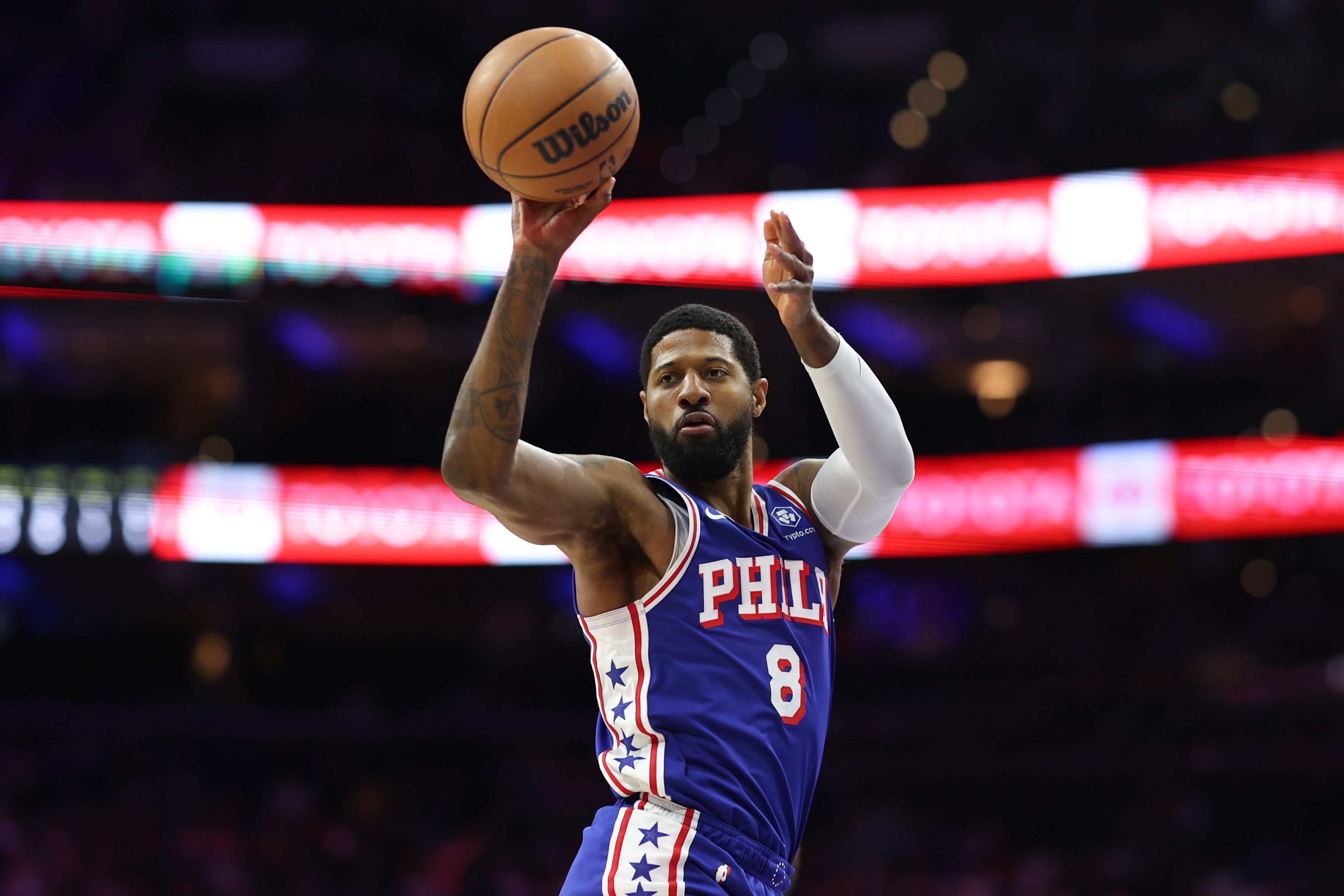 S15下注网站-远远不够！保罗·乔治14中7得到17分4板4助1断 三分4中2